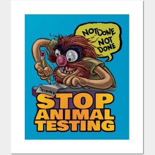 Stop Animal Testing Posters and Art